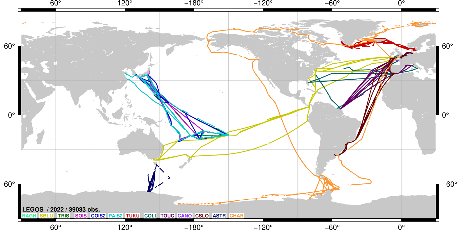 Spatial distribution during 2022